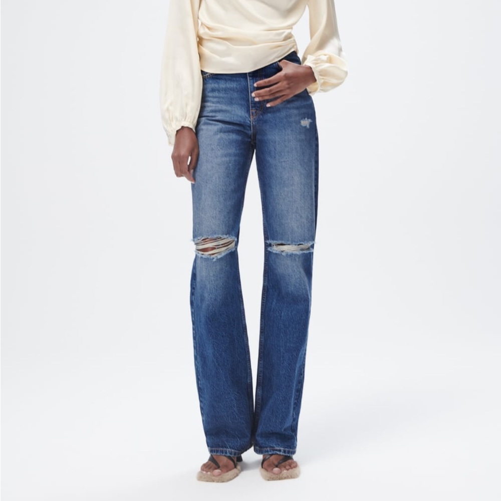 Z1975 Full Length Ripped Jeans